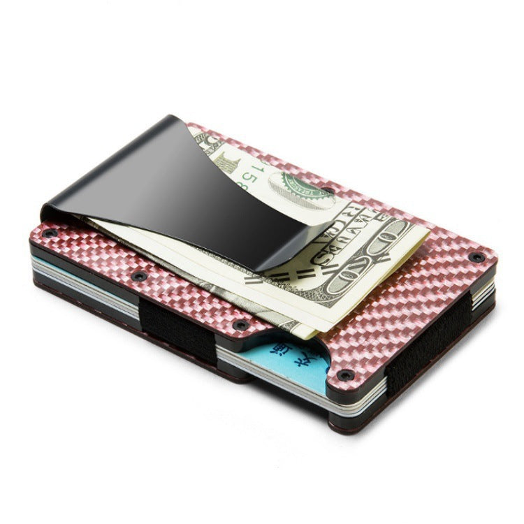 Bruney Carbon Fiber RFID Blocking Minimalist Wallet -Card Holder
