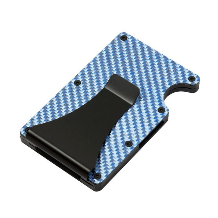 Bruney Carbon Fiber RFID Blocking Minimalist Wallet -Card Holder