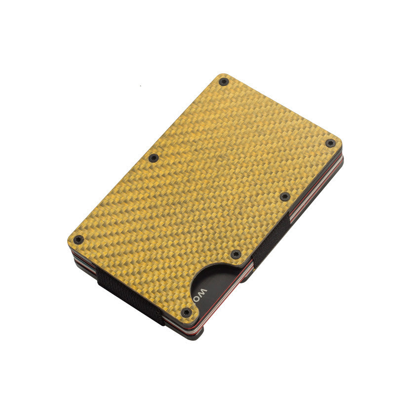 Bruney Carbon Fiber RFID Blocking Minimalist Wallet -Card Holder