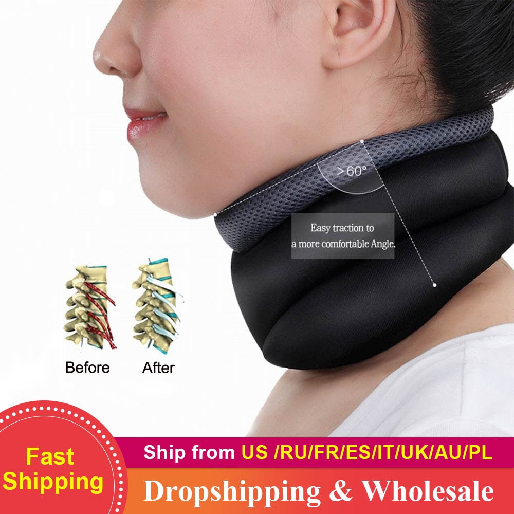 Bruney Magnetic Thermal Neck Support Therapy  Strap for Cervical Pain Relief